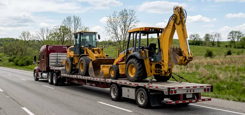 Loader and Backhoe Tractors Transport North Carolina
